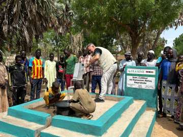 Hasene Yetkililerinden Çad'da Su Kuyusu Açılışları