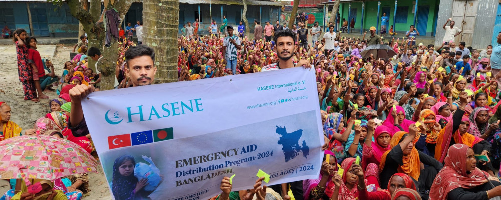 Bangladeş'teki Sel Mağdurlarına Hasene Ulaştı