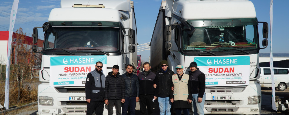 Hasene Sudan'daki İnsani Krize Destek İçin 103 Ton Yardım Ulaştırdı